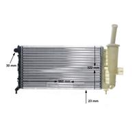 MAHLE CR 1443 000S Radiatore motore
