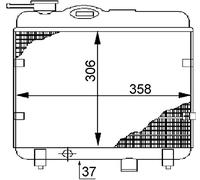 MAHLE CR 145 000S Radiatore motore
