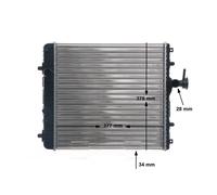 MAHLE CR 1495 001S Radiatore motore per OPEL AGILA (A) (H00) per SUBARU