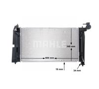MAHLE ORIGINAL CR 1526 000S Radiatore motore