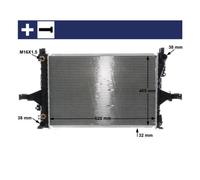 Mahle CR 1547 000S Radiatore Raffreddamento Motore