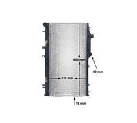 MAHLE CR 1573 000S Radiatore motore