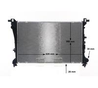 MAHLE CR 1664 000S Radiatore motore