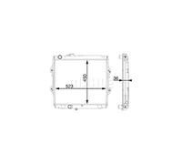 MAHLE CR 1700 000S refrigeratore