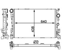 Radiatore Raffreddamento Del Motore MAHLE per Mercedes Classe E (W212)