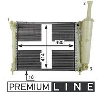 MAHLE ORIGINAL CR 1859 000P Radiatore motore