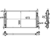 MAHLE CR 1888 000S refrigeratore