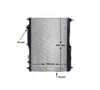 MAHLE ORIGINAL CR 1896 000S Radiatore motore