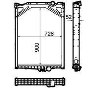 MAHLE CR 1917 000P Radiatore, Raffreddamento motore per VOLVO