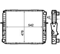 MAHLE CR 1919 000P Radiatore motore