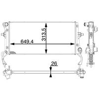 MAHLE CR 1975 000P refrigeratore