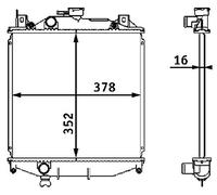 MAHLE CR 201 000S refrigeratore