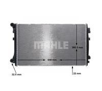 MAHLE CR 2054 000S Radiatore motore