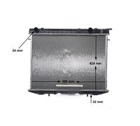 MAHLE CR 208 000S Radiatore motore