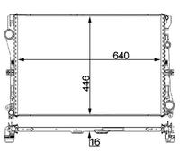MAHLE CR 2100 000P Radiatore, Raffreddamento motore per MERCEDES-BENZ
