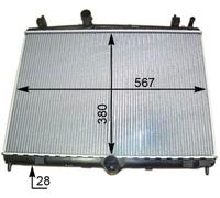 MAHLE CR 2113 000S Radiatore, Raffreddamento motore per CITROËN,PEUGEOT