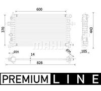 MAHLE CR 2226 000P refrigeratore