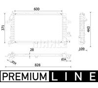 MAHLE CR 2228 000P refrigeratore
