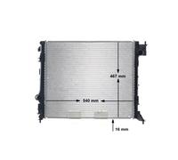 MAHLE CR 2240 000S Radiatore motore