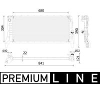 MAHLE CR 2306 000P Radiatore, Raffreddamento motore per BMW,MINI