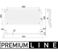 MAHLE CR 2308 000P refrigeratore