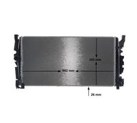 MAHLE CR 2323 000S Radiatore motore