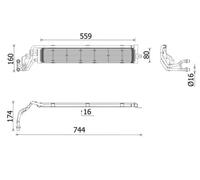 MAHLE CR 2697 000P Radiatore, Raffreddamento motore per AUDI,CUPRA,SEAT,SKODA,VW