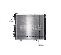 MAHLE CR 290 000S Refrigeratore BEHR