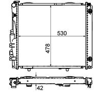 MAHLE CR 290 000S Refrigeratore BEHR
