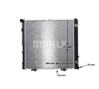 MAHLE Radiatore, Raffreddamento motore per MERCEDES-BENZ CR 291 000S