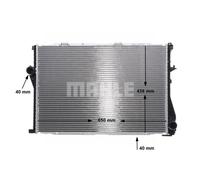 MAHLE CR 295 000S Radiatore motore per BMW 5 Sedan (E39) 5 Touring (E39) 7 (E38)