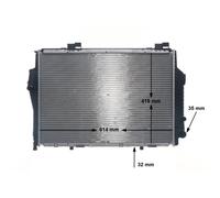 MAHLE CR 307 000S Radiatore motore