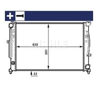 Mahle CR 423 000S Refrigeratore per Liquido refrigerante