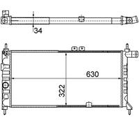 MAHLE CR 441 000S refrigeratore