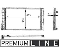 MAHLE CR 480 000P refrigeratore