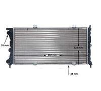 MAHLE CR 489 000S refrigeratore