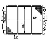 MAHLE CR 633 000S refrigeratore