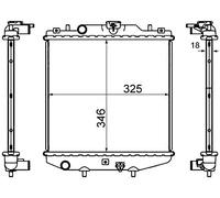 MAHLE CR 744 000S Radiatore motore