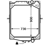 MAHLE CR 756 000P refrigeratore