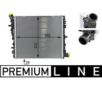 Radiatore, raffreddamento motore MAHLE CR 78 000P