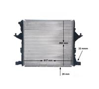 MAHLE CR 81 000S Radiatore motore