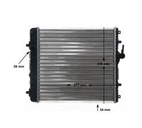 MAHLE CR 837 001S Radiatore motore