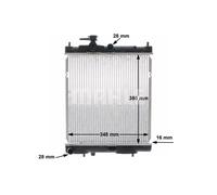 MAHLE CR 844 000S Radiatore motore