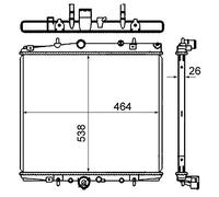 MAHLE CR 851 000S refrigeratore