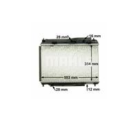 MAHLE CR 87 000P Radiatore motore