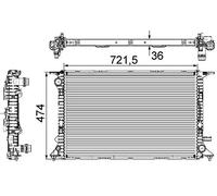MAHLE CR 911 000S refrigerante BEHR