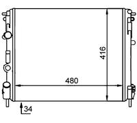 MAHLE CR 92 000S refrigeratore