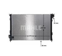 MAHLE CR 983 000S Radiatore motore per MINI Hatchback (R50, R53) Cabrio (R52)