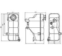 MAHLE ORIGINAL CRT 123 000S Serbatoio compensazione refrigerante
