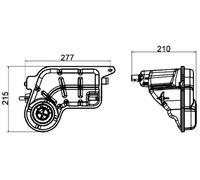 MAHLE ORIGINAL CRT 20 000S Serbatoio compensazione refrigerante